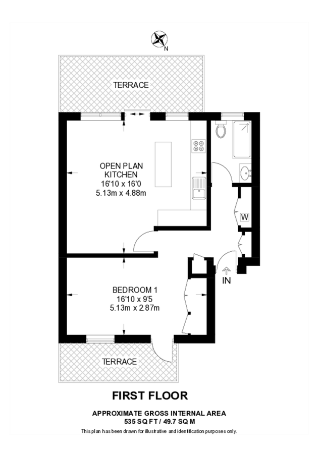 Квартира в Лондоне, Великобритания, 50 м² - фото 16