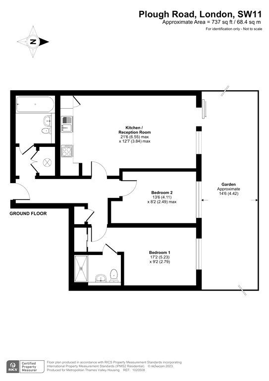 Квартира в Лондоне, Великобритания, 68 м² - фото 16