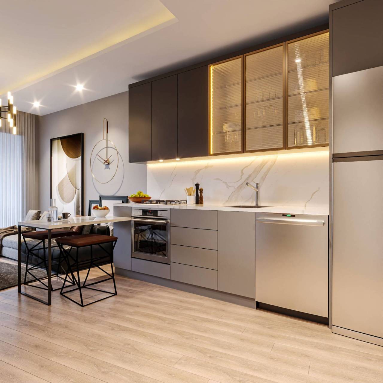 Мезонет в Мерсине, Турция, 100 м² - фото 5