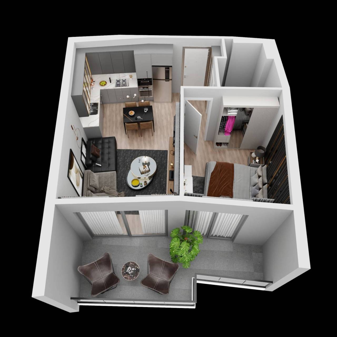 Мезонет в Мерсине, Турция, 100 м² - фото 12