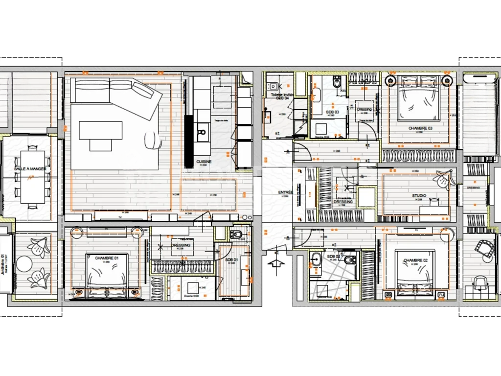 Квартира в Фонвьее, Монако, 245 м² - фото 3