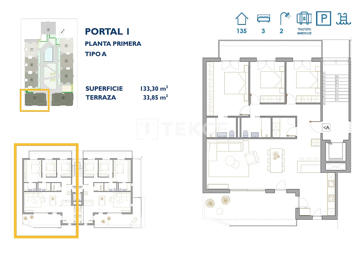 Апартаменты в Сан-Педро-дель-Пинатаре, Испания, 130 м² - фото 17