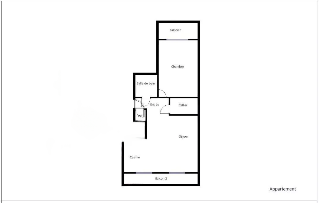Квартира в Каннах, Франция, 63 м² - фото 14