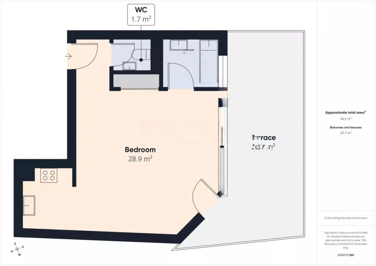 Квартира в Каннах, Франция, 35 м² - фото 18