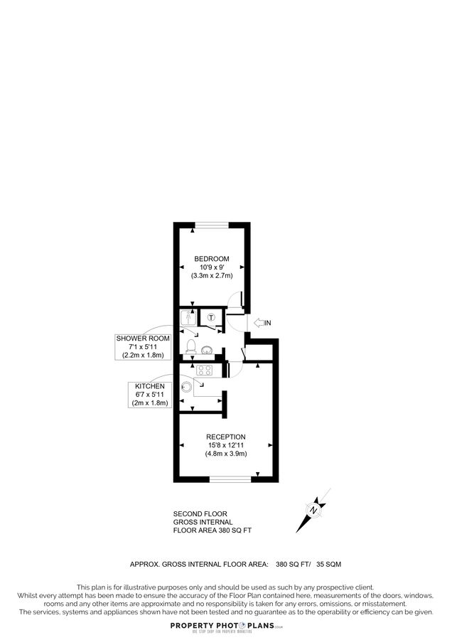 Квартира в Лондоне, Великобритания, 35 м² - фото 8