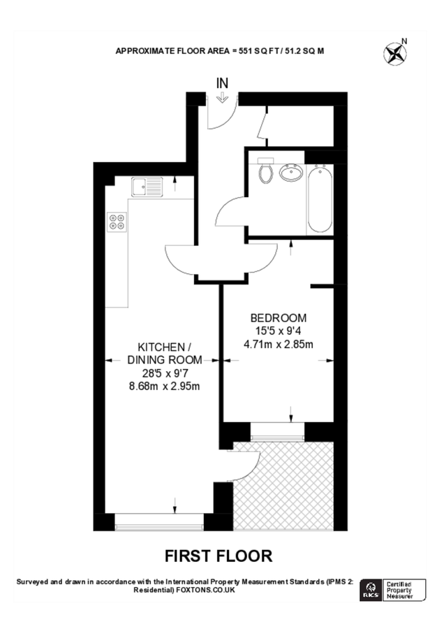 Квартира в Лондоне, Великобритания, 51 м² - фото 10