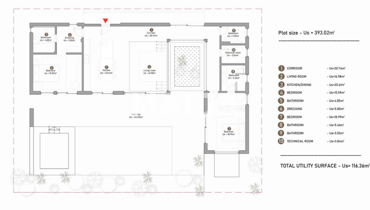 Вилла в Занзибаре, Танзания, 116 м² - фото 2