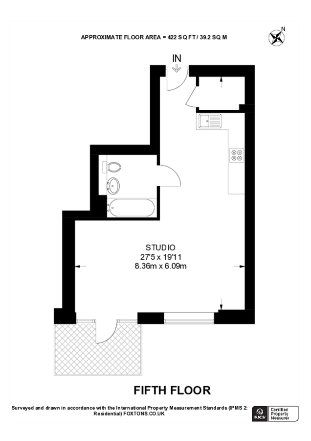 Квартира в Лондоне, Великобритания, 39 м² - фото 10
