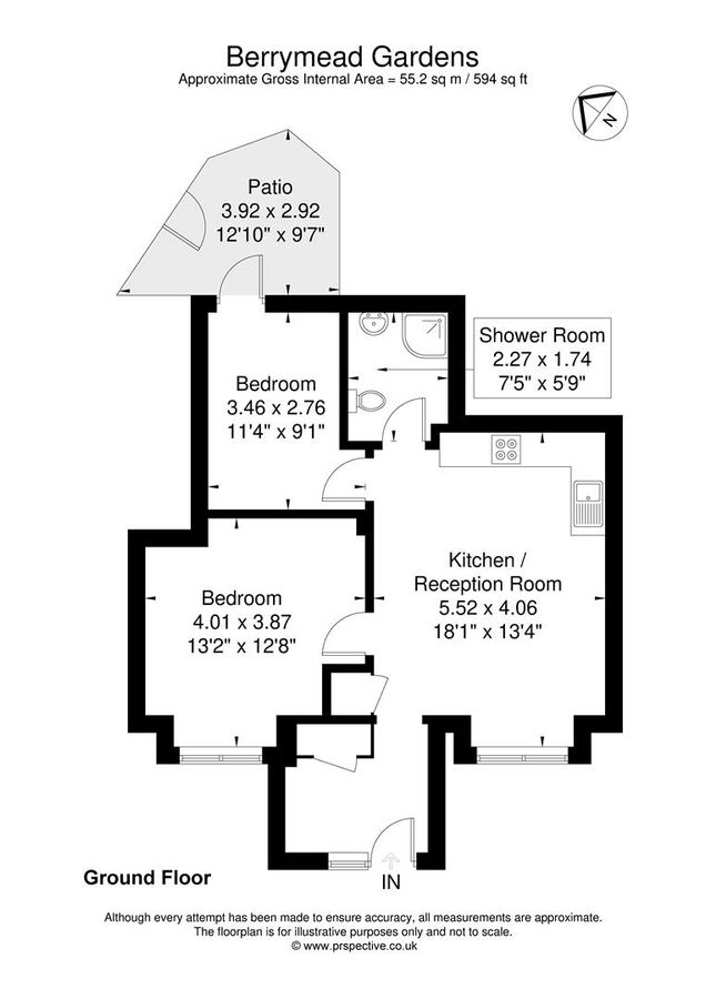 Квартира в Лондоне, Великобритания, 55 м² - фото 13