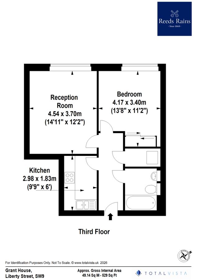 Квартира в Лондоне, Великобритания, 58 м² - фото 14