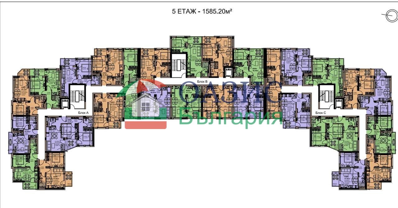 Апартаменты в Равде, Болгария, 49.8 м² - фото 13