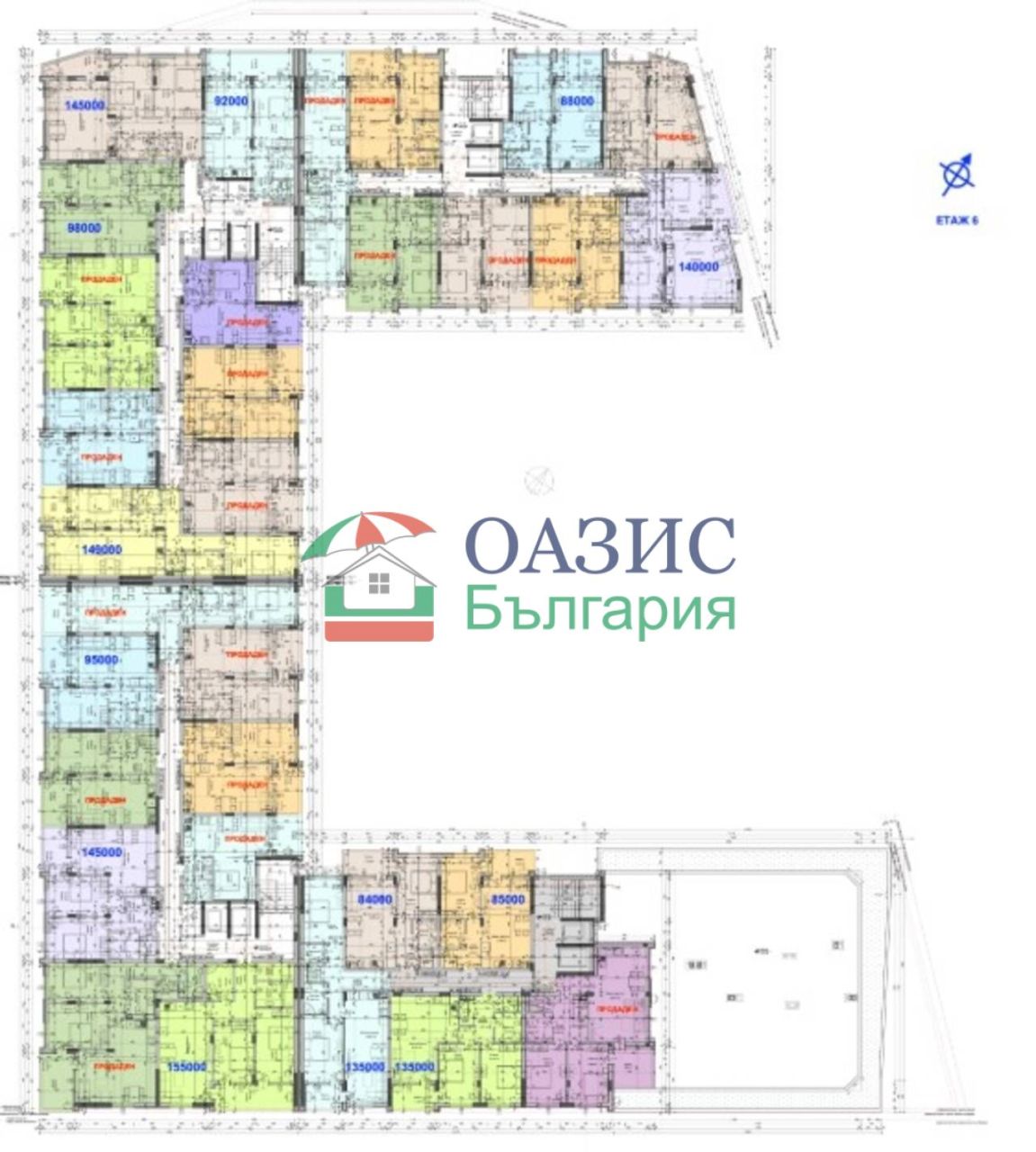 Апартаменты в Бургасе, Болгария, 104.1 м² - фото 18