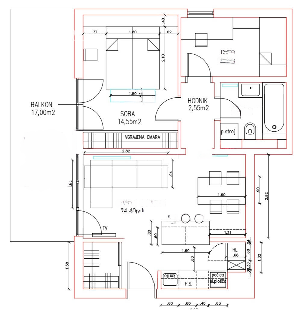 Квартира в Любляне, Словения, 53 м² - фото 10