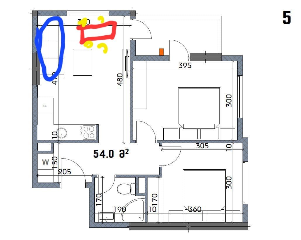 Квартира в Батуми, Грузия, 54 м² - фото 10