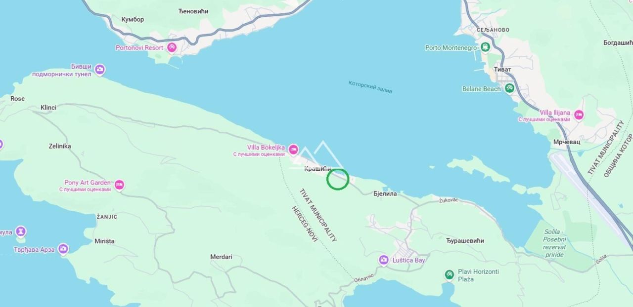 Земля в Крашичах, Черногория, 747 м² - фото 1