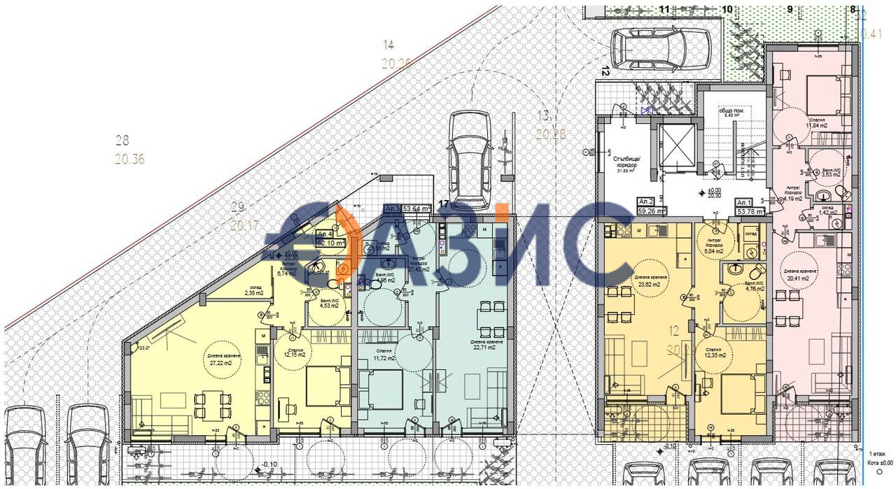 Апартаменты в Сарафово, Болгария, 71 м² - фото 16