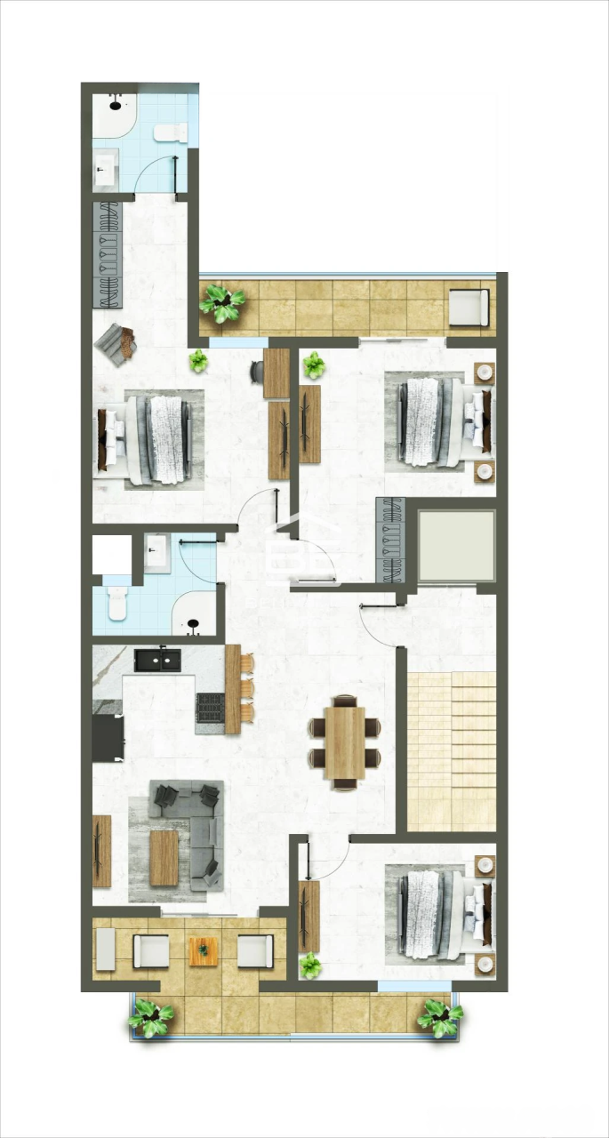 Квартира в Сан-Лоренце, Мальта, 113 м² - фото 1