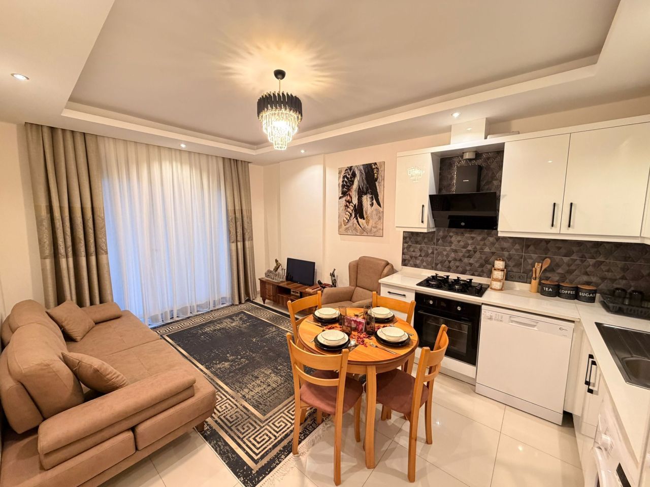 Апартаменты в Алании, Турция, 57 м² - фото 1