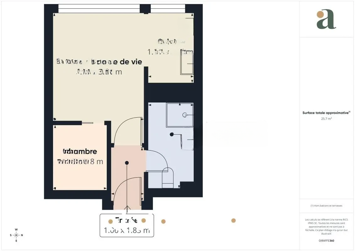 Квартира в Каннах, Франция, 27 м² - фото 9