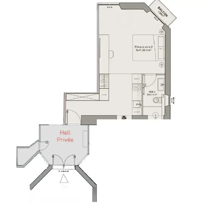 Квартира в Каннах, Франция, 38 м² - фото 9