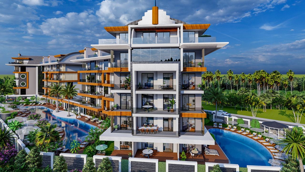 Апартаменты в Алании, Турция, 45 м² - фото 1