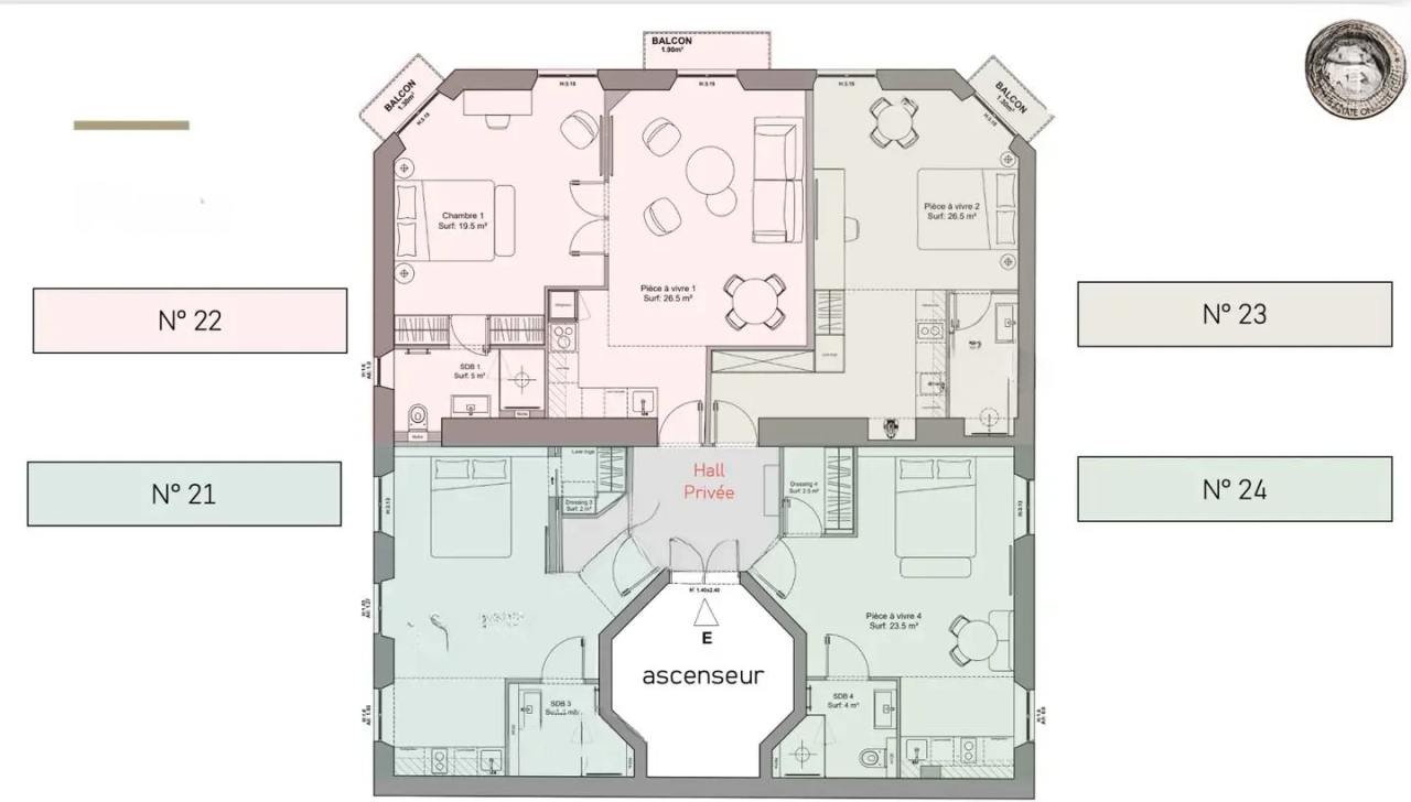 Квартира в Каннах, Франция, 38 м² - фото 10