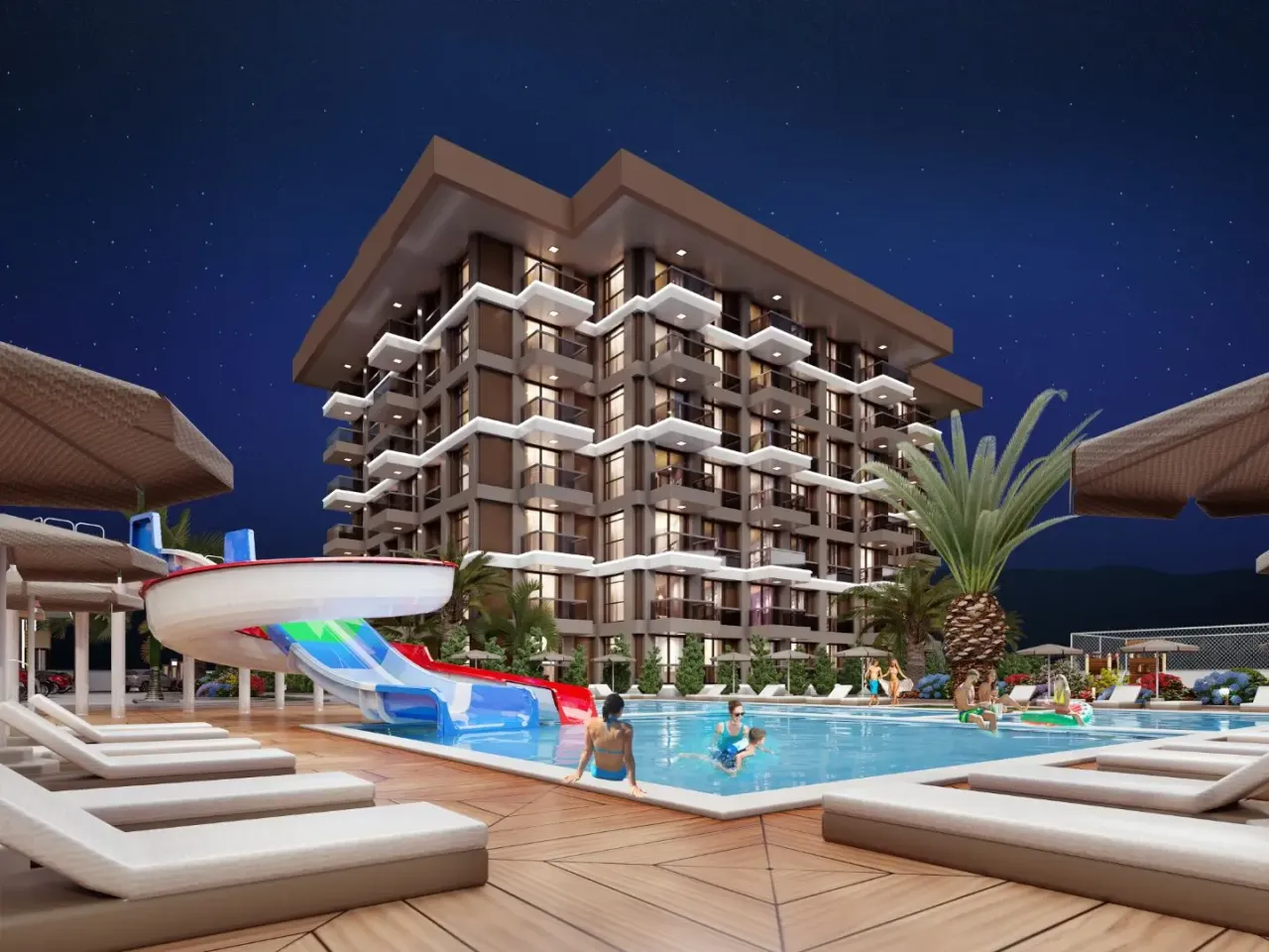 Апартаменты в Газипаше, Турция, 46 м² - фото 2