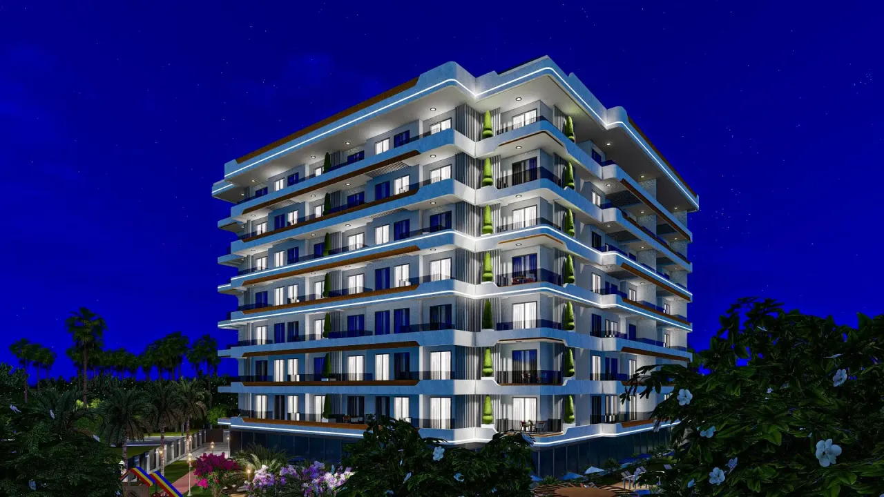 Апартаменты в Газипаше, Турция, 51 м² - фото 2