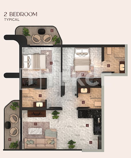 Апартаменты в Дубае, ОАЭ, 76 м² - фото 12