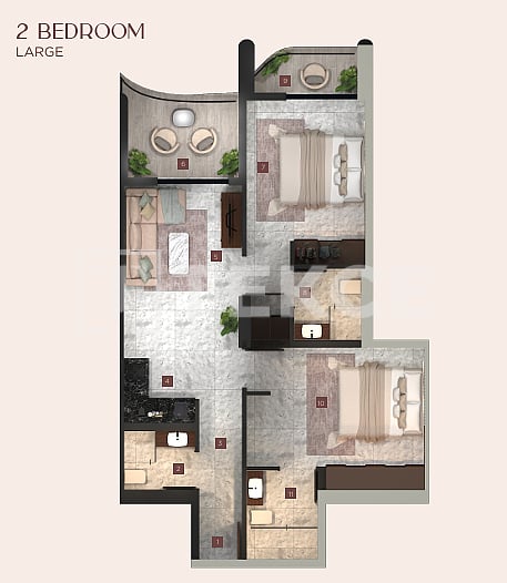 Апартаменты в Дубае, ОАЭ, 76 м² - фото 13