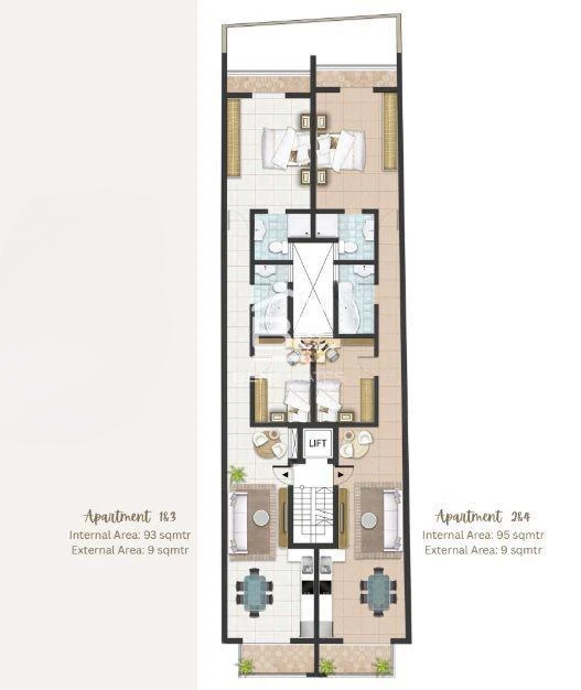 Квартира в Бальцане, Мальта, 102 м² - фото 1