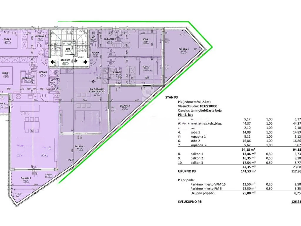 Квартира в Опатии, Хорватия, 126 м² - фото 6