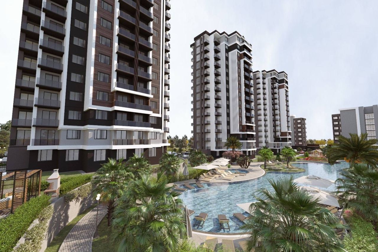 Квартира в Мерсине, Турция, 58 м² - фото 1