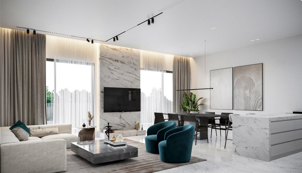 Апартаменты в Пафосе, Кипр, 63 м² - фото 1