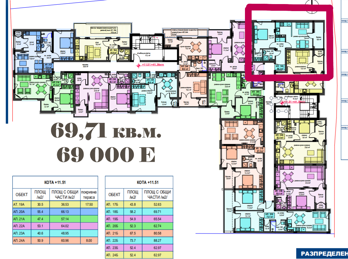 Апартаменты в Бургасе, Болгария, 57 м² - фото 10