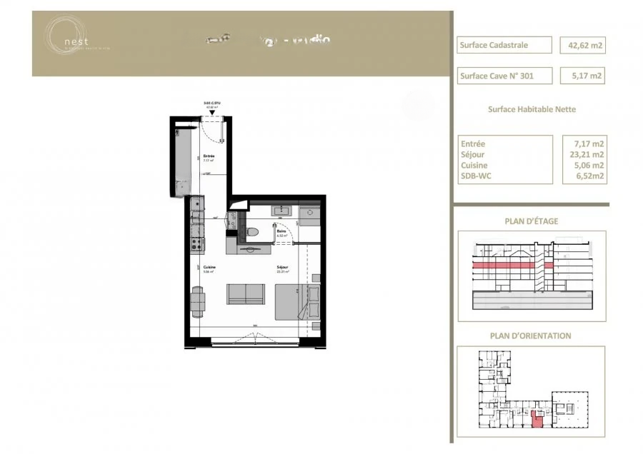 Квартира в Люксембурге, Люксембург, 43 м² - фото 4