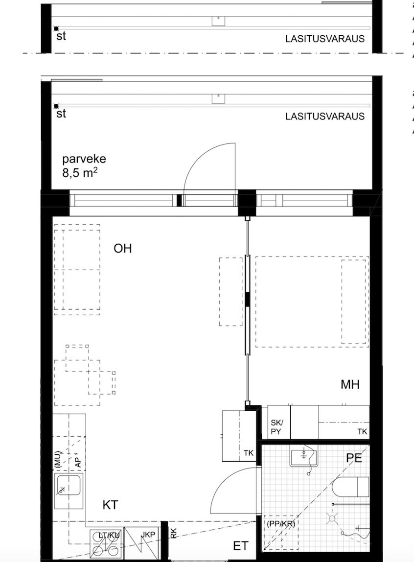 Квартира в Хельсинки, Финляндия, 34 м² - фото 7