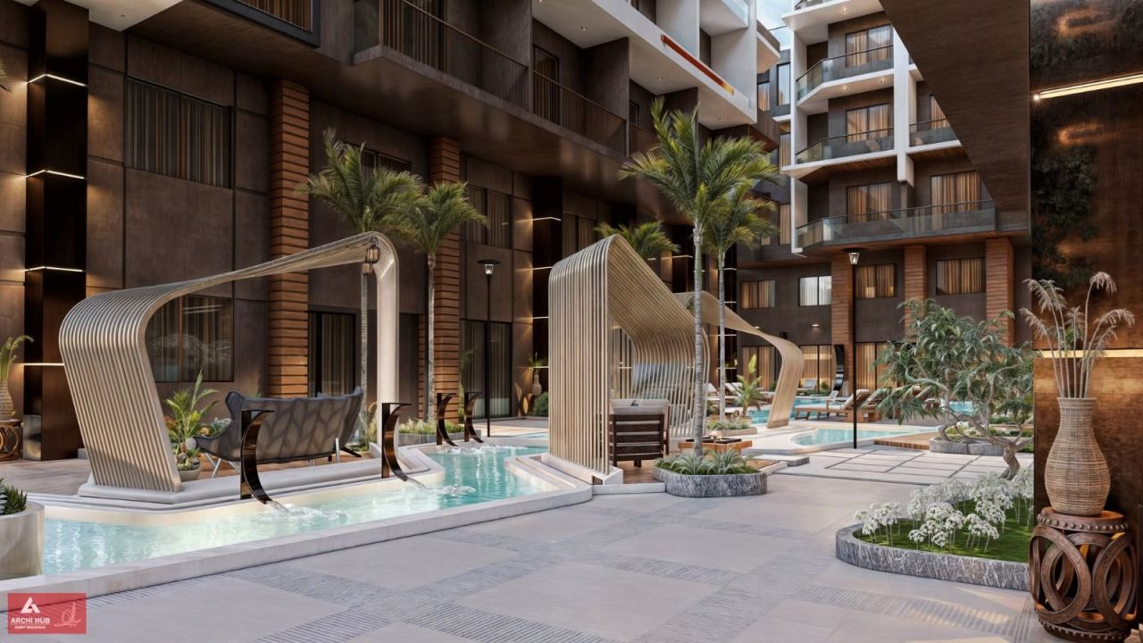 Апартаменты в Хургаде, Египет, 40 м² - фото 11