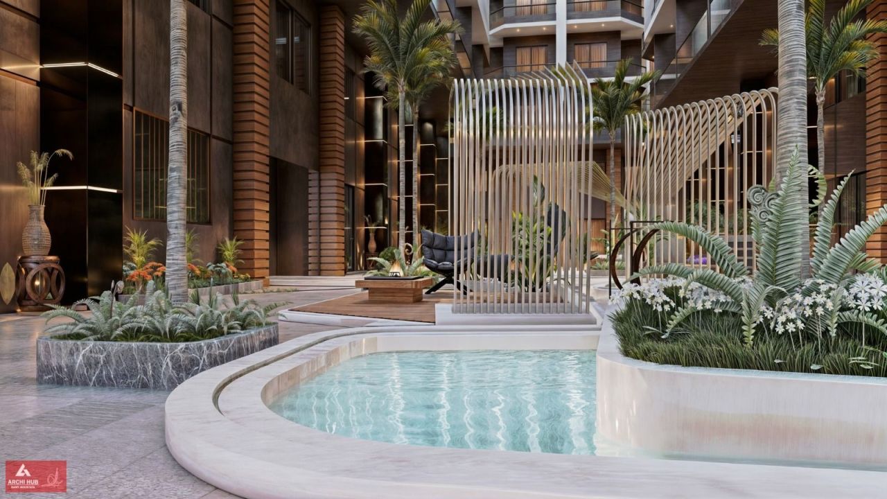 Апартаменты в Хургаде, Египет, 40 м² - фото 10