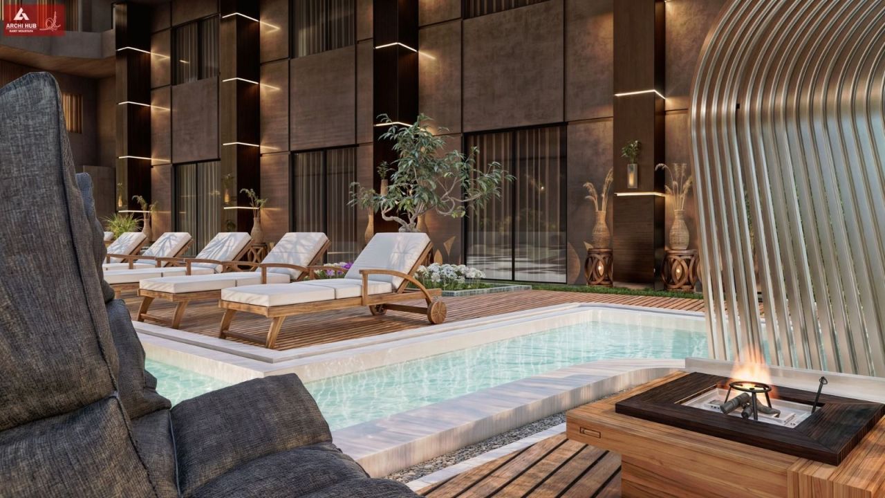 Апартаменты в Хургаде, Египет, 40 м² - фото 12