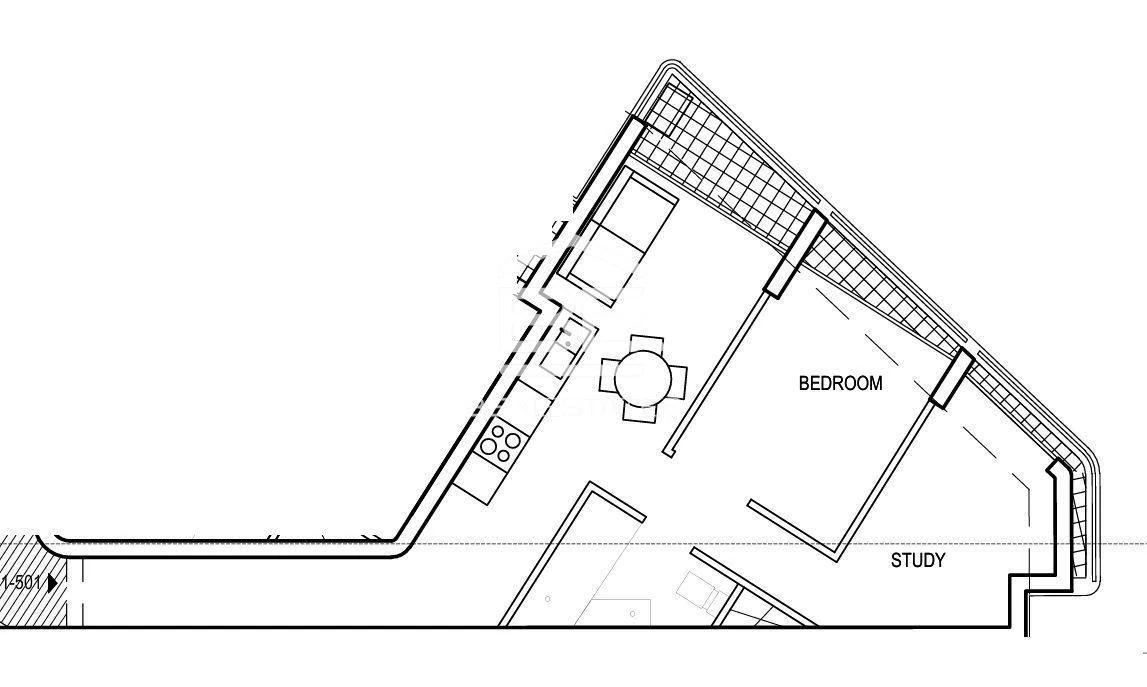 Квартира в Мсиде, Мальта, 57 м² - фото 1