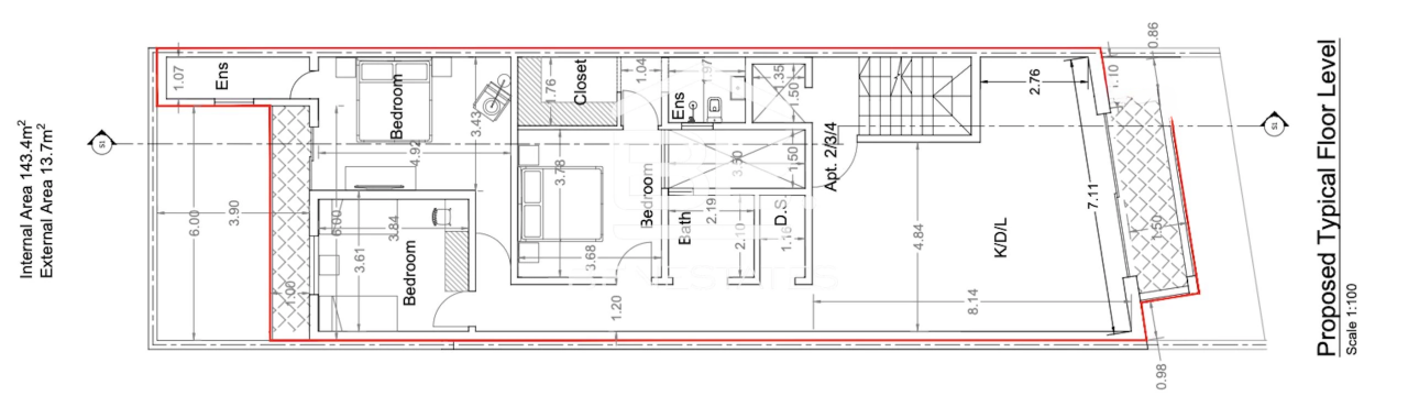 Квартира в Свийи, Мальта, 157 м² - фото 3