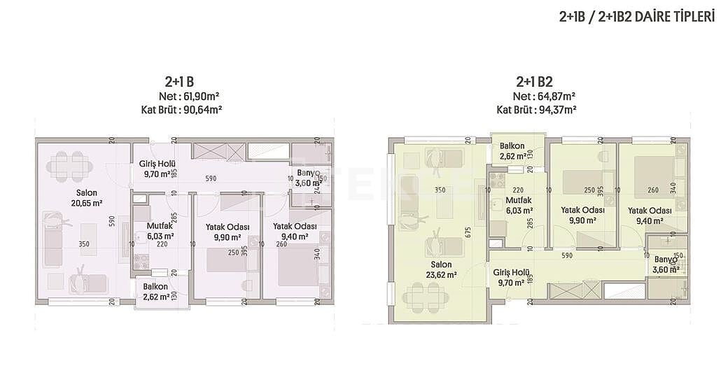 Апартаменты в Стамбуле, Турция, 60 м² - фото 17