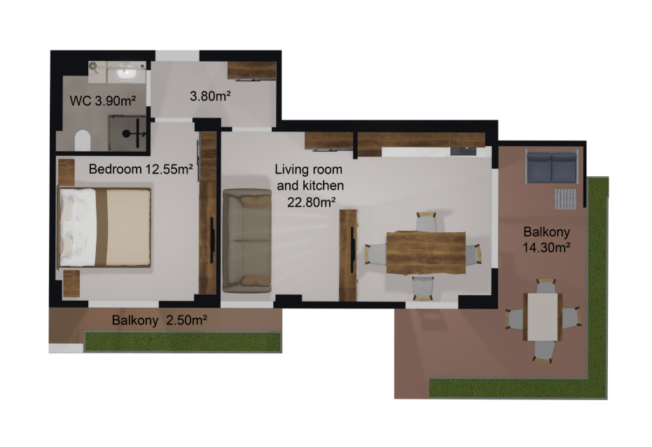 Квартира в Занзибаре, Танзания, 66 м² - фото 3