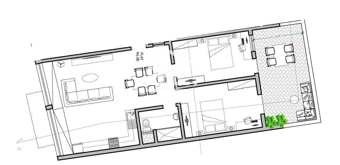 Квартира в Сан-Лоренце, Мальта, 100 м² - фото 1