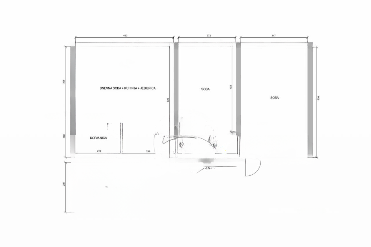 Квартира в Любляне, Словения, 60 м² - фото 1