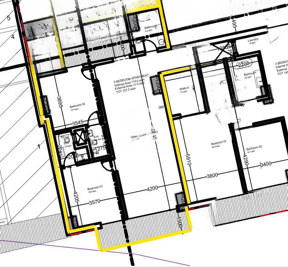 Квартира в Сан-Лоренце, Мальта, 117 м² - фото 1