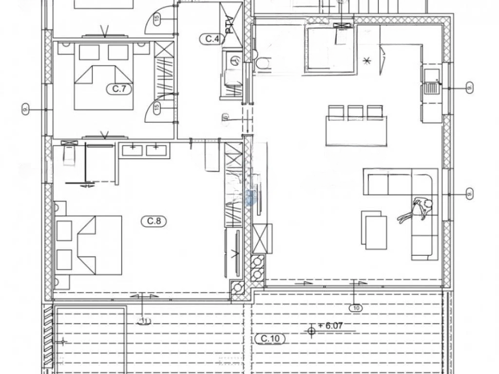 Квартира в Опатии, Хорватия, 154 м² - фото 10