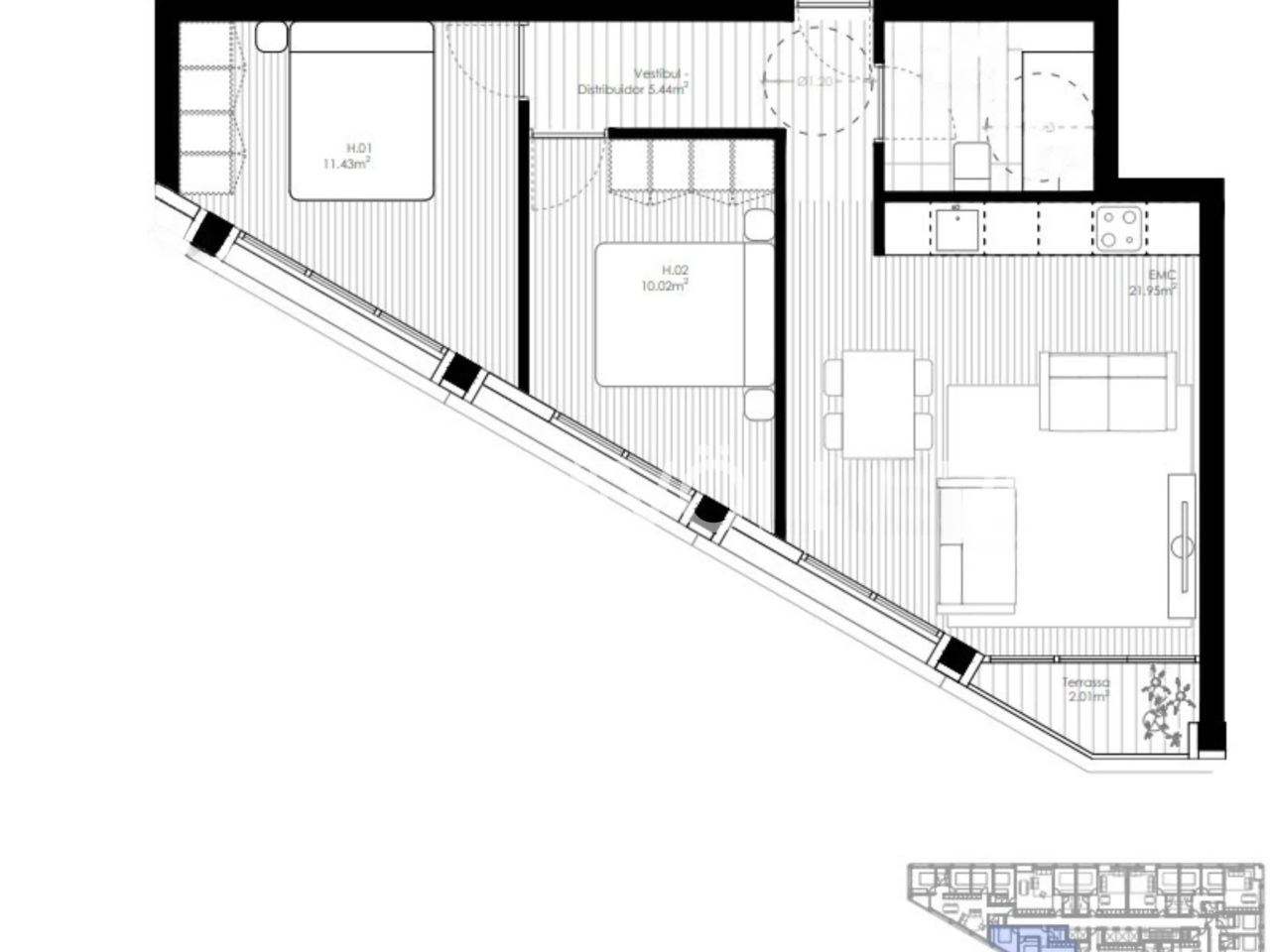 Квартира в Энкаме, Андорра, 64 м² - фото 10