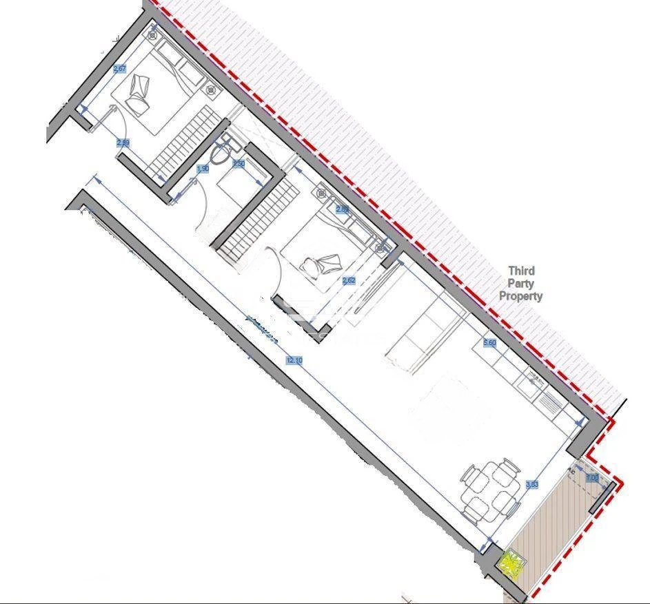 Квартира в Мсиде, Мальта, 63 м² - фото 2